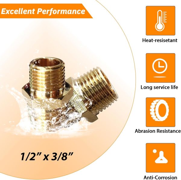 Gadoutcover Brass NPT Reducer Pipe Fittings Industrial-3