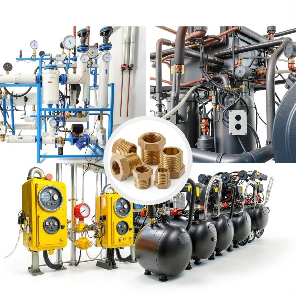 KOOTANS Brass Hex Bushing Pipe Fittings Reducer Kit-5