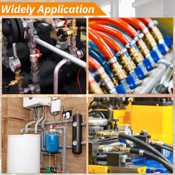 Gadoutcover Brass NPT Reducer Fittings Industrial Pipe-5