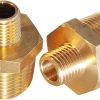Gadoutcover Brass NPT Reducer Fittings Industrial Pipe-0