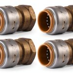 SharkBite Brass Push Female Adapter Easy Installation-0