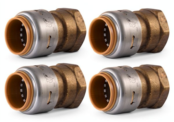 SharkBite Brass Push Female Adapter Easy Installation-0