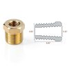 KOOTANS Brass Hex Bushing Pipe Fittings Reducer Kit-1