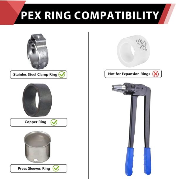 EFIELD Pex Drop Ear Elbow Brass Pipe Fitting Adapter-4