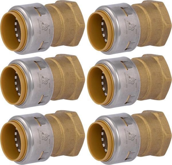 SharkBite Brass Push Female Adapter Pipe Fitting Tool Free-0