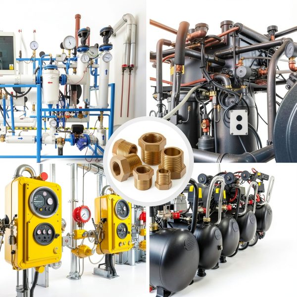 KOOTANS Brass Hex Bushing Pipe Fittings Reducer Kit-5