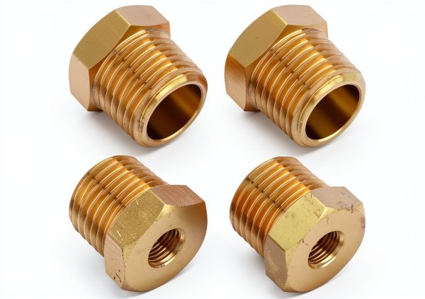 KOOTANS Brass Hex Bushing Pipe Fitting Reducer 4-Piece Kit-0