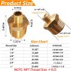 Gadoutcover Brass NPT Reducer Fittings Industrial Pipe-1