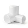 Zernmiarder PVC Pipe Fittings 4-Way Elbow Industrial DIY-3