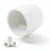 Zernmiarder PVC Pipe Fittings 4-Way Elbow Industrial DIY-4