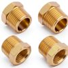 KOOTANS Brass Hex Bushing Pipe Fittings Reducer Kit-0