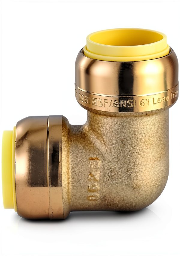 EFIELD Brass Push Fit 90 Degree Elbow Pipe Fitting-8