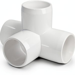 Zernmiarder PVC Pipe Fittings 4-Way Elbow Industrial DIY-0