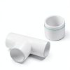 wtxhhy PVC Tee Fittings 1/2 Inch Furniture Grade Connectors-1