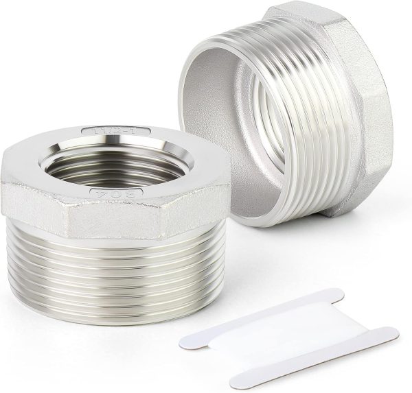 TAISHER Stainless Steel Reducer Hex Bushing Pipe Fitting-0
