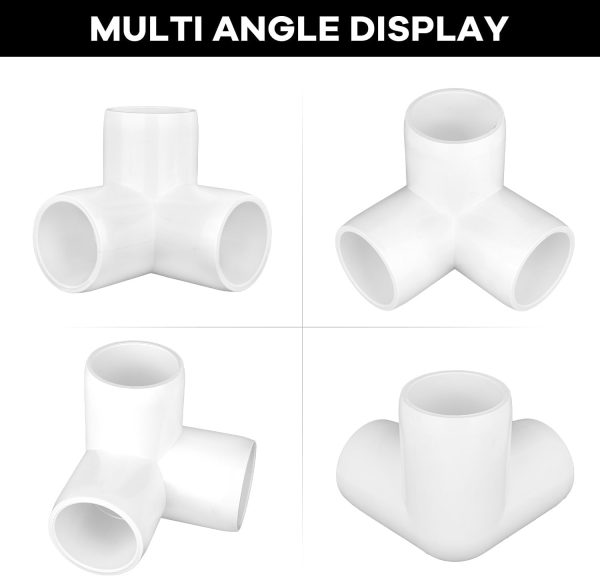 TianTianUp 3 Way PVC Fittings Elbow 3/4 Inch UPVC-5