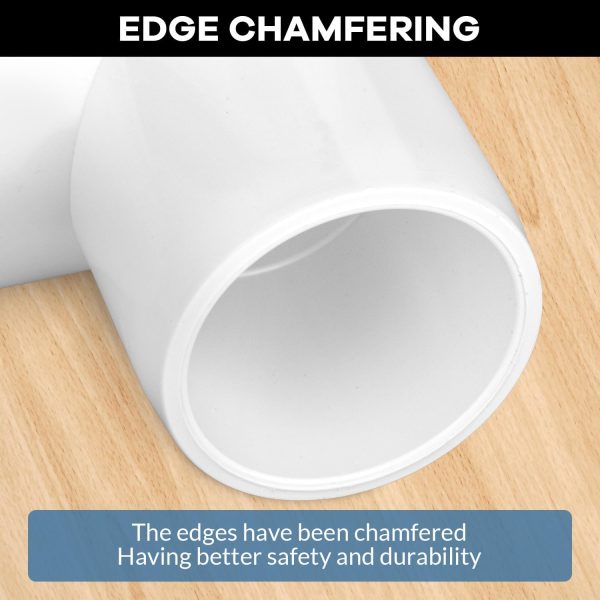TianTianUp 3 Way PVC Fittings Elbow 3/4 Inch UPVC-4