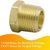 Legines Brass Pipe Fittings Bushing NPT Thread Industrial-2