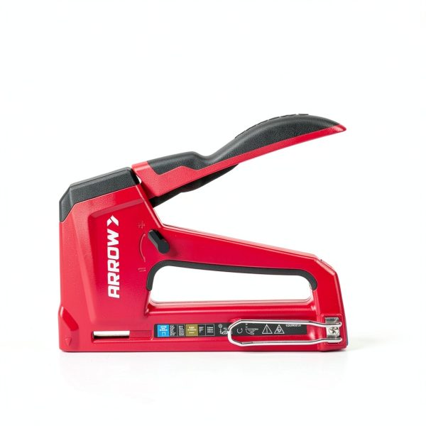 Arrow T50RED2 Heavy Duty Manual 2-in-1 Staple Gun & Brad Nailer Red-3