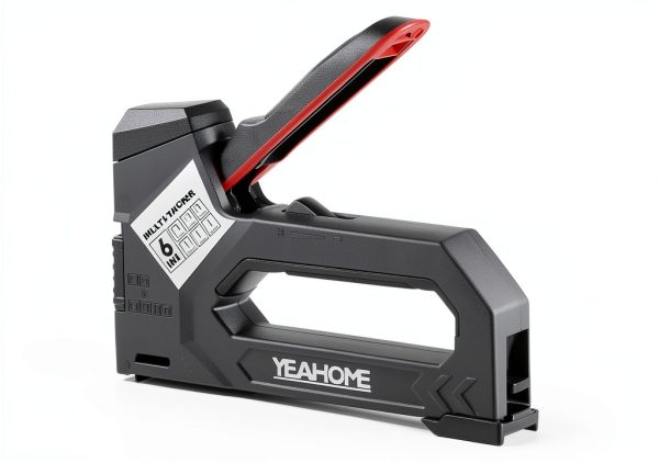 Staple Gun YEAHOME 6-in-1 Duty Manual Brad Nailer with 5000 Staples-1