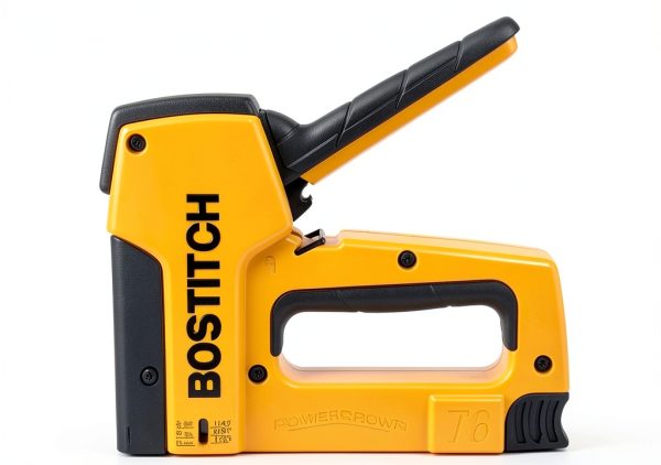 BOSTITCH T6-8 Heavy Duty Powercrown Tacker Aluminum 84 Staple Black-1