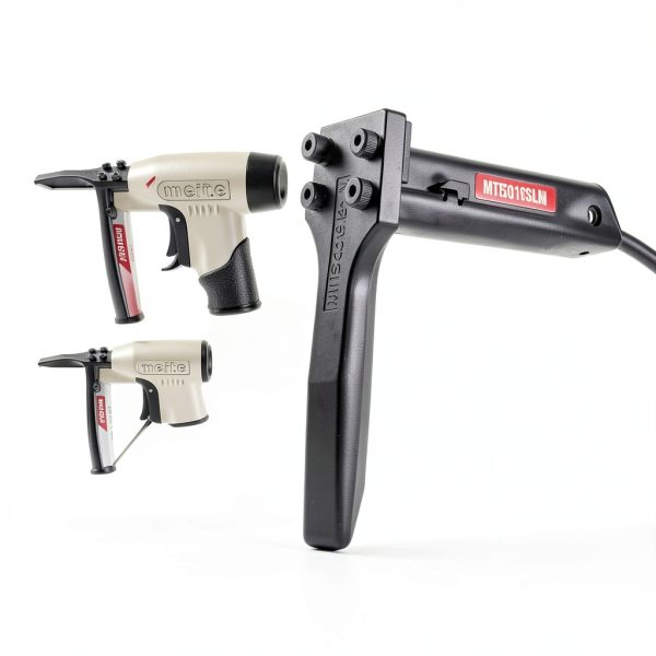 Upholstery Staple Gun by meite MT5016SLN Silver Pneumatic Stapler-6
