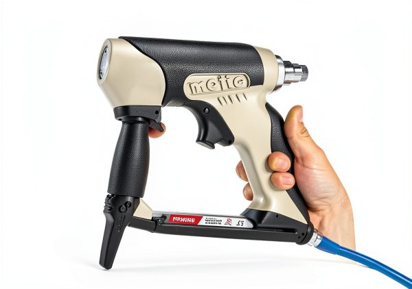 Upholstery Staple Gun by meite MT5016SLN Silver Pneumatic Stapler-5