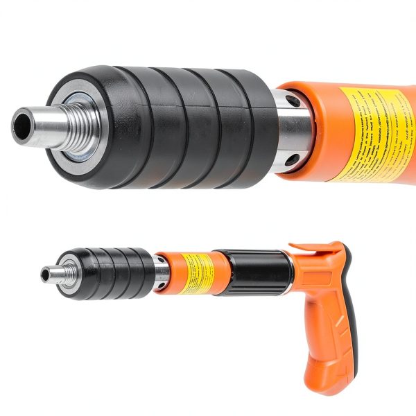 Concrete Nail Gun 5-Speed Adjustable Kit by JUSTHERE with 120 Nails-5