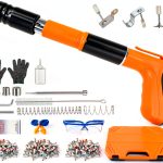 Concrete Nail Gun 5-Speed Adjustable Kit by JUSTHERE with 120 Nails-0