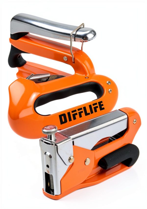Heavy Duty 4-in-1 Staple Nailer DIFFLIFE 2400 Staples Manual Adjust-6