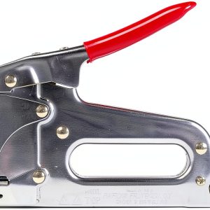 Arrow Fastener T18 Low Voltage Wire Staple Tacker Silver Hand Powered-0