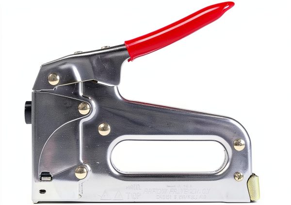 Arrow Fastener T18 Low Voltage Wire Staple Tacker Silver Hand Powered-0