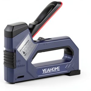Staple Gun YEAHOME 6-in-1 Duty Manual Brad Nailer with 5000 Staples-0