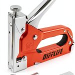 Heavy Duty 4-in-1 Staple Nailer DIFFLIFE 2400 Staples Manual Adjust-0
