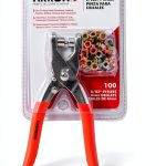Arrow GEPK532 Eyelet Tool Kit 100 Gold and Silver 5/32" Eyelets-0