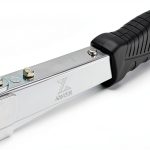 Heavy Duty Steel Hammer Tacker by Zeluga - Anti-Jam Magazine, Black-0