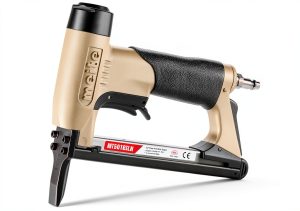 Upholstery Staple Gun by meite MT5016SLN Silver Pneumatic Stapler-0