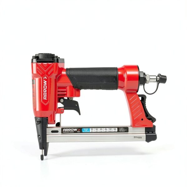 Arrow PT50 Oil Free Pneumatic Staple Gun Red Heavy Duty Hand Stapler-2